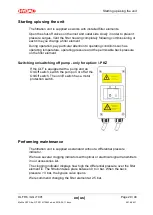 Предварительный просмотр 29 страницы HYDAC FILTER SYSTEMS OLFP-6 /X-G/-T001 Installation And Maintenance Instructions Manual