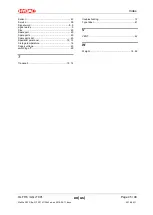 Предварительный просмотр 45 страницы HYDAC FILTER SYSTEMS OLFP-6 /X-G/-T001 Installation And Maintenance Instructions Manual