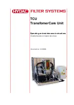 HYDAC FILTER SYSTEMS TCU Series Operating And Maintenance Instructions Manual предпросмотр