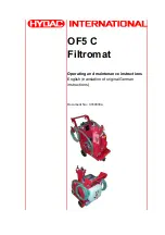 HYDAC International 0F5C20P6N2B05C Operating And Maintenance Instructions Manual preview