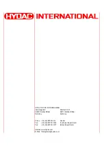 Preview for 108 page of HYDAC International CS 1000-A-0-0-0-0/-000 Operating And Maintenance Manual