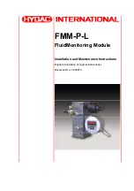 Preview for 1 page of HYDAC International FMM-P-L Installation And Maintenance Instructions Manual