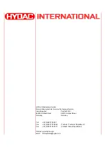 Preview for 28 page of HYDAC International OLF/M Series Operating And Maintenance Instructions Manual