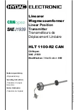 Hydac CANopen SAE J1939 Operating Instructions Manual preview