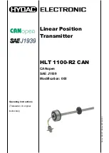 Предварительный просмотр 21 страницы Hydac CANopen SAE J1939 Operating Instructions Manual