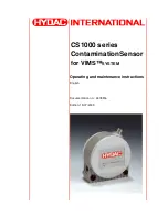 Hydac ContaminationSensor CS1220 VIMS Operating And Maintenance Instructions Manual preview