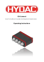 Hydac CSI-Connect Operating Instructions Manual предпросмотр