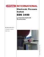 Hydac EDS 3400 Operating Instructions Manual preview