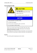 Preview for 16 page of Hydac FAM10 FluidAqua Mobil Operating And Maintenance Instructions Manual