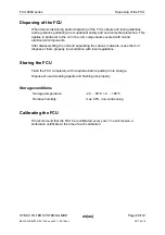 Preview for 99 page of Hydac FCU 8000 Series Operating And Maintenance Instructions Manual