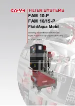 Hydac FluidAqua Mobil FAM 10-P Operating And Maintenance Instructions Manual preview