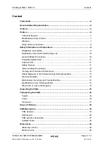 Preview for 3 page of Hydac FluidAqua Mobil FAM 10 Series Operating And Maintenance Instructions Manual