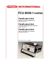 Preview for 1 page of Hydac FluidControl Unit FCU 8000-1 Series Operating And Maintenance Instruction Manual