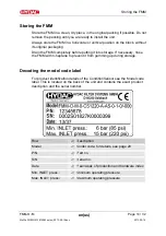 Preview for 14 page of Hydac FMM-O-M Series Installation And Maintenance Instructions Manual