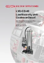 Hydac LVU-CD-40 Operating And Maintenance Instructions Manual preview