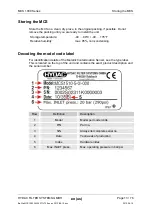 Preview for 13 page of Hydac MCS 13xx Operation And Installation Manua