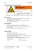 Preview for 11 page of Hydac MRF7 Installation And Maintenance Instructions Manual