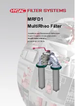 Preview for 1 page of Hydac MRFD1 Installation And Maintenance Instructions Manual