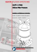 Hydac OLFP-1 Installation And Maintenance Instructions Manual preview