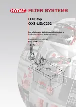 Hydac OXiStop OXS-LID/C202 Installation And Maintenance Instructions Manual preview