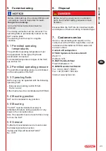 Preview for 23 page of Hydac SAF Operating Instructions Manual