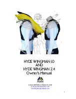 HYDE WINGMAN 1.0 Owner'S Manual предпросмотр