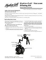 Preview for 1 page of Hydra-Cell A03-130-1200 Operating Instructions