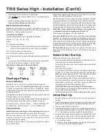 Preview for 8 page of Hydra-Cell T100S Installation, Operation & Maintenance Manual