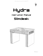 Hydra Slimdesk Instruction Manual preview