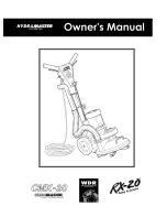 Preview for 1 page of HydraMaster CMX-20 Owner'S Manual