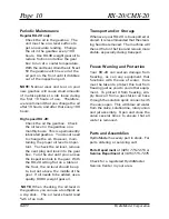 Preview for 12 page of HydraMaster CMX-20 Owner'S Manual