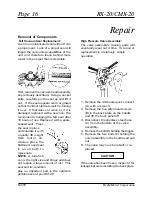 Preview for 18 page of HydraMaster CMX-20 Owner'S Manual