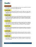 Preview for 11 page of HydraMaster CTS 403 Flex Owner'S Manual