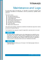 Preview for 25 page of HydraMaster TITAN 425 Owner’S Manual And Maintenance Schedule