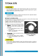 Preview for 22 page of HydraMaster Titan 575 Owner’S Manual And Maintenance Schedule