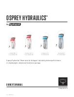 Preview for 1 page of Hydrapak OSPREY HYDRAULICS LT 1.5L Owner'S Manual