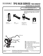 Предварительный просмотр 2 страницы Hydrel TPS RGB SERIES Installation Instructions