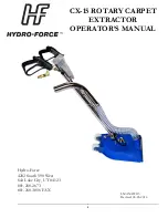 Preview for 1 page of Hydro-Force CX-15 Operator'S Manual