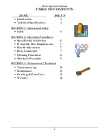 Preview for 2 page of Hydro-Force CX-15 Operator'S Manual