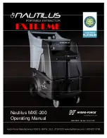 Hydro-Force Nautilus Extreme MXE-200 Operating Manual preview