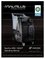 Hydro-Force Nautilus MX3-1200JP Operating Manual preview