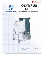 Hydro-Force Olympus M100 Operating Manual preview