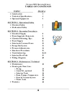 Preview for 2 page of Hydro-Force Olympus M100 Operating Manual