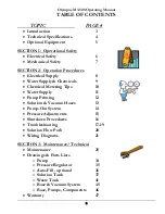 Preview for 2 page of Hydro-Force Olympus M3-500 Operating Manual