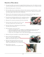 Preview for 17 page of Hydro-Force Olympus M500H Operating Manual