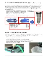 Preview for 29 page of Hydro-Force Olympus M500H Operating Manual