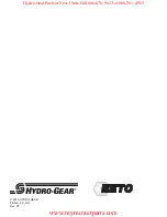 Preview for 48 page of Hydro-Gear ZT-5400 Powertrain Service And Repair Manual