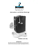 Hydro Hammock Hydro Heater WHS-17S Series Instruction And Safety Manual preview