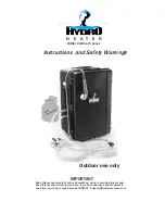 Preview for 1 page of Hydro Hammock Hydro Heater WHS-17S Series Instruction And Safety Manual