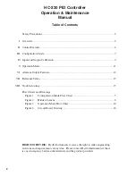 Preview for 2 page of Hydro Instruments HC-220 Operation And Maintenance Manual